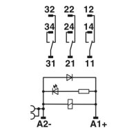 Reléový modul RIF-3-RPT-LDP-24DC/3X21 PHOENIX CONTACT 2903294