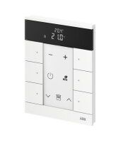 Ovládací prvek Tenton ABB KNX 6nás s termostatem, mechová bílá 2CKA006220A0870