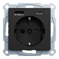 MEG2367-0403 Zásuvka Schuko, Sys-M, USB