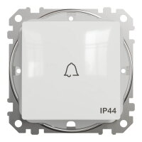 Sedna D/E Tlačítko 1/0 ''zvonek'' IP44, Bílá SCHNEIDER SDD211131