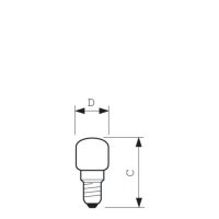 Trubková žárovka PHILIPS App 15.4W E14 230-240V T22 CL OV 1CT/10F