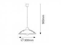 Bloomy E27 1x 60W IP20 bílá RABALUX 1848