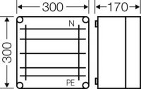 Hensel MI 6252 Přípojnicová rozvodnice 5 pólová s jmenovitým proudem 250A, IP 65