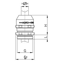 Kabelová vývodka Syntec, mosazná, krátký závit M12 AGRO 1045.12.070