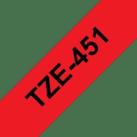 BROTHER TZe-451, červená/ černá - 1ks (24mm, lamin.)