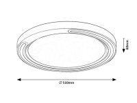 Triton LED 40W IP20 2700-6500K bílá RABALUX 2249
