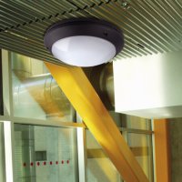 Stropní a nástěnné svítidlo Polar 312t černá 75W IP65 E27 COMPOLUX 916932/07