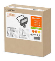 Reflektor LEDVANCE FLOODLIGHT SENSOR 20 W 3000 K SYM 100 S BK
