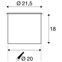 DASAR ES111 kruhova ocel 230V GU10 75W IP67 SLV 229230