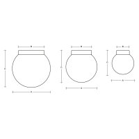 Stropní svítidlo Polaris S 200mm 4,9W 3000K bílá LUCIS BS14.L1.200.41M DALI2