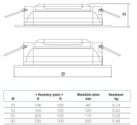 DWL LED 10W 3K