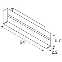 IN-LINE 24 48 V TRACK, Move DALI, Darkli