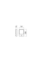 Nástěnné svítidlo COLIN AP LED SMD 9W IP54 DG 3000K REDO 90133
