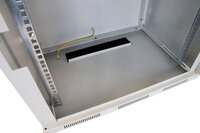 Nástěnný skládaný rozvaděč LC-15 9U 400mm RAL 7035, nedělený SOLARIX 86000043