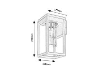 ZERNEST E27 1x 15W I černá RABALUX 77085