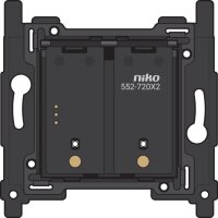 Bezdrátový spínač napájený baterií, dvojnásobný, Zigbee NIKO 552-72002