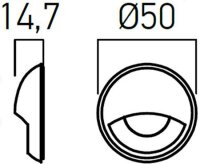 XDECK ALUMINUM COVER  EYELID SHAPE for D