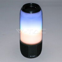 2*3W LED Bluetooth Speaker With USB&TF Card Slot Black , VT-7456 V-TAC SKU8570