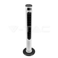 55W LED Tower Fan With Temperature Displ