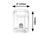 Fil.LED, E27 T100,4W,280lm,4000K, smoky
