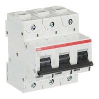 S803S-K16 jistič 3P char. K 16A s klecovou svorkou Icu 50kA ABB 2CCS863001R0467