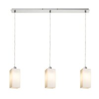 LIZ III 80 závěsná opálové sklo/matný nikl 230V E27 3x11W RENDL R14027