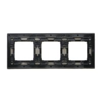 Rámeček 3 -násobný Simon 54 Nature, IP20/IP44, beton tmavý/černý DRN3/98