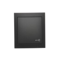 Ovladač zapínací jednoduchý (tlačítko), řazení 1/0 IP44 černá matná ACPK1/49