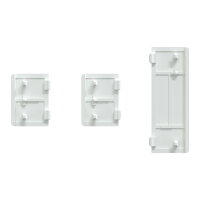 Klapka 3-násobná pro KNX tl. panel Dyn.Labeling, Lotus White MTN6193-6035