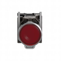 Schneider xB4BW34G5 Ovládač stiskací prosvětlený,lícující,1 Z+1V,110...120V,rudý