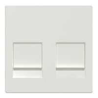 Centrální deska, Merten System M, polar white, lesklý plast MEG4562-0319