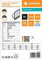 FLOODLIGHT COMPACT GEN 2 60/80 V 70W ML 8304065 BK LEDVANCE 4099854832222