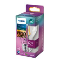 LED žárovka classic SceneSwitch 60W A60 E27 WW CL ND Philips 871869977213000