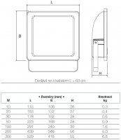 REFLEKTOR-Lite SEF LED, IP65, IK08, 50W