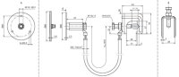 Připojovací set 16mm2 délky 600mm s svorkou na armování a zemnícím bodem