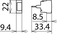 Svodič přepětí DEHNrapid LSA, zásuvný modul 907421