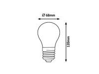 Světelný zdroj Filament bulb LED E27 A68 12W 2000lm 3000K RABALUX 1933