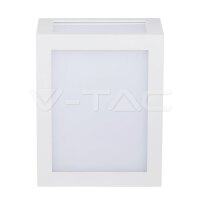 12W LED Wall Light White Body 4000K,  VT
