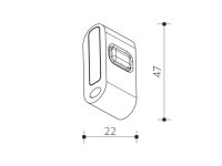 CLICK MINI vypínač / přívěsek na klíče, červená PANLUX PN78000619