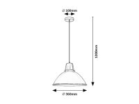 WILBOUR E27 1x 60W IP20 bílá RABALUX 72014