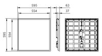 LED panel PHILIPS RC132V G6 29_36_43S/830_40 PSU W60L60 OC
