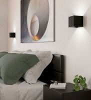 Nástěnné svítidlo VALMONTONE LED černá 2X1,5W IP20 EGLO 901049