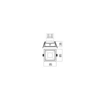 XARNO STANDARD RECESSED MOUNTING FRAME S