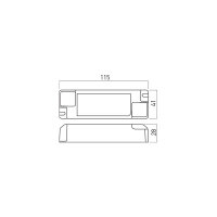 DRIVER CC 1050mA 42W 33-40V DC IP20