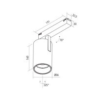 XCLICK M ADJ. DALI PROJECTOR 32,4W 48V D