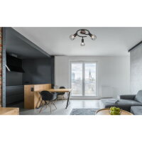 Stropní svítidlo XARA I černá 3xE14, max. 40W 230V GLOBO 54802S-3H