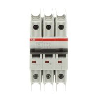 ABB SU203M-C4 jistič char. C 10kA 4A 3P  dle UL489 a CSA 22.2 No. 5