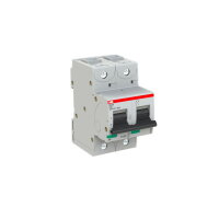S802N-D25 jistič 2p char. D 25A s klecovou svorkou Icu 36kA ABB 2CCS892001R0251