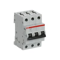 S203M-D16 3 fázový jistič 16 A char. D 10kA ABB 2CDS273001R0161