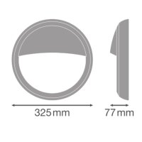 BULKHEAD COMBO ROUND EYELID EYELID 325 WT LEDVANCE 4099854481031